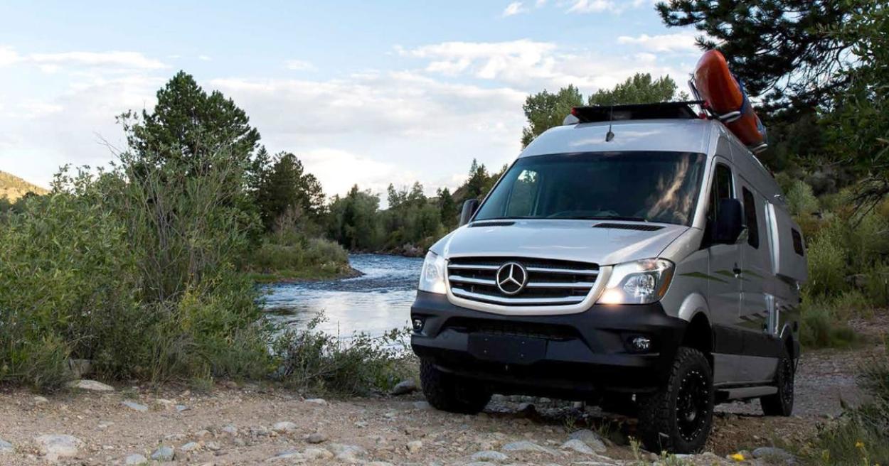 The new 2018 Winnebago Revel 4X4 is at the Colorado RV Adventure Travel Show!