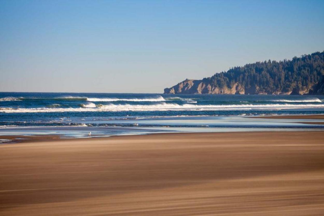 Beach at Nehalem Bay State Park