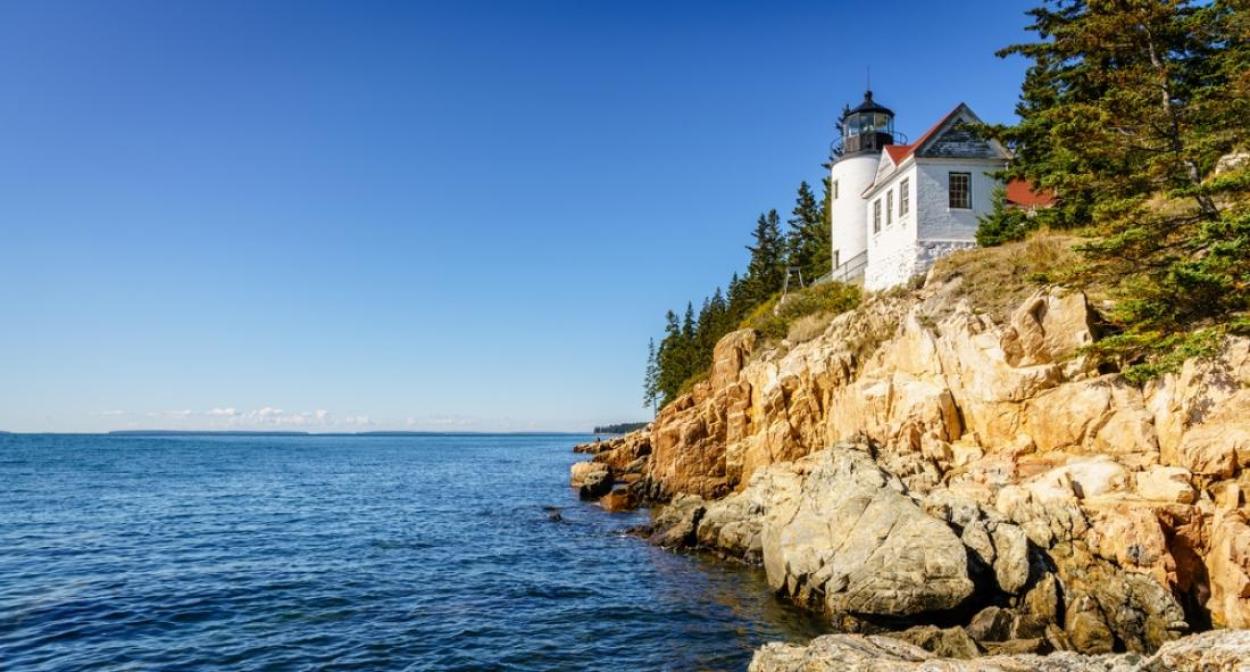 Lighthouse in Acadia National Park