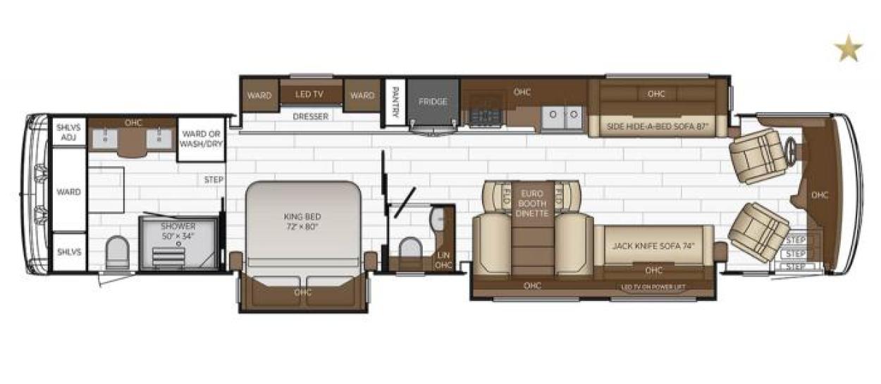 2023 Newmar Dutch Star 4370 Floorplan