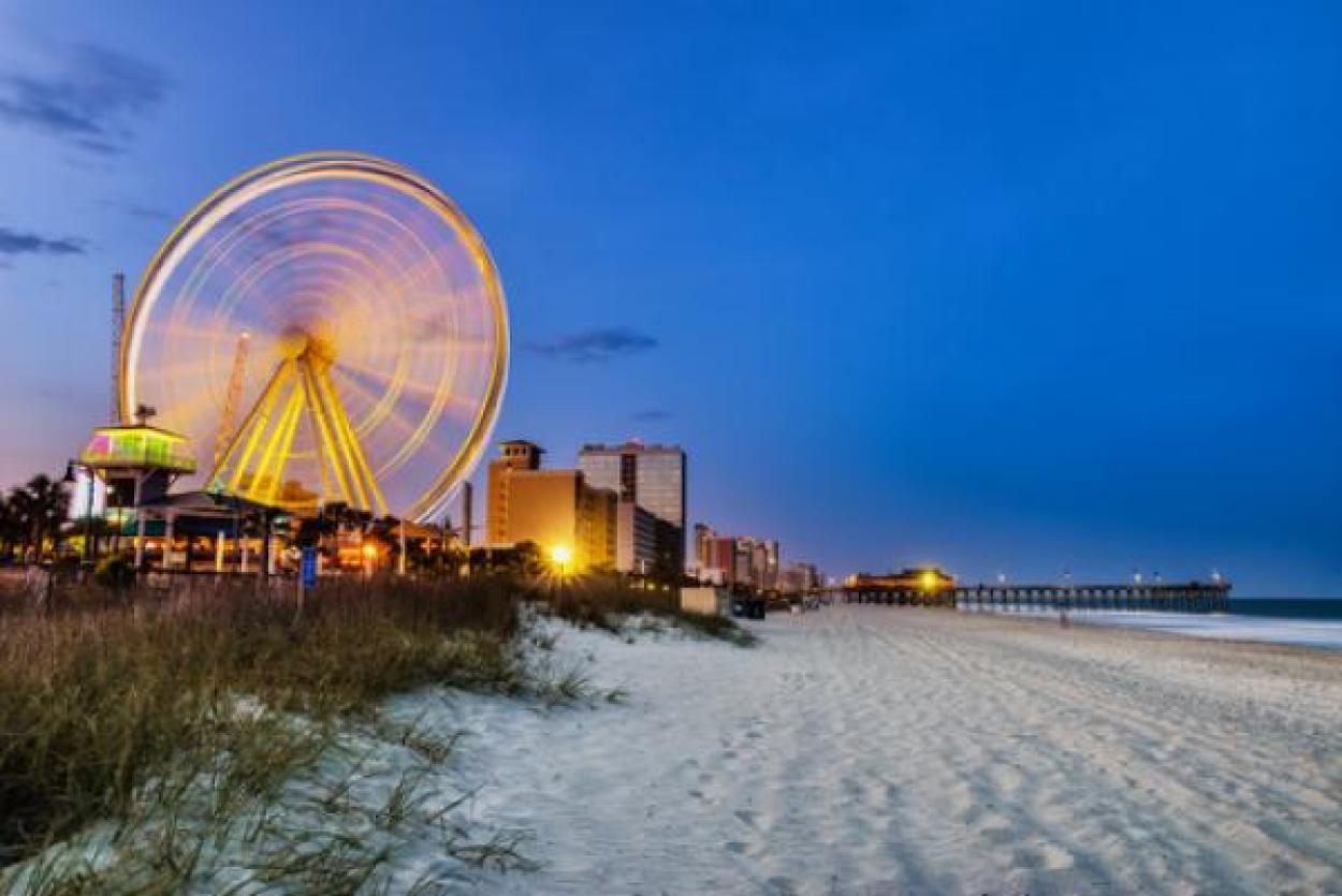 Myrtle Beach city skyline