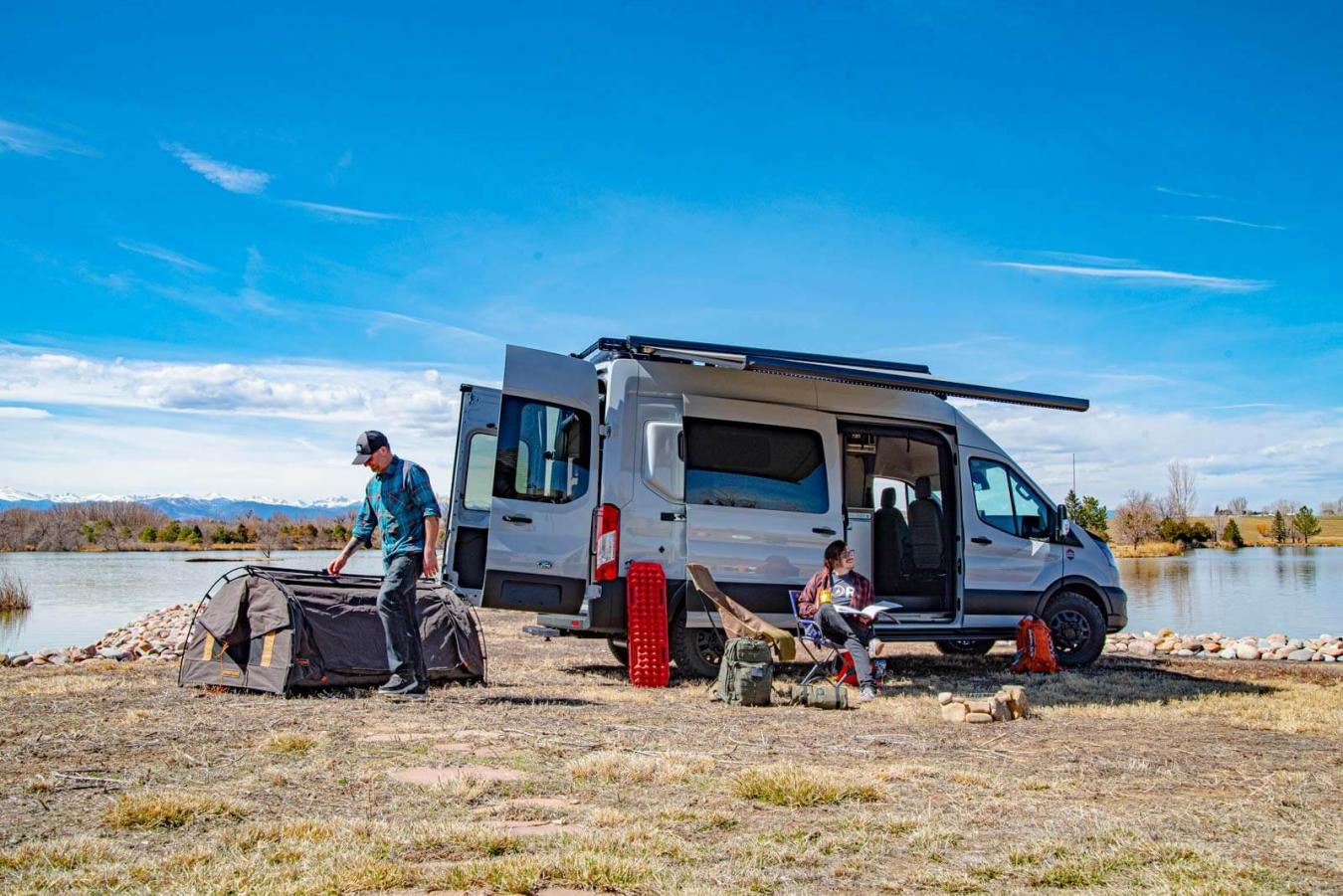 Exterior open shot of a 2022 Antero Kakadu RV