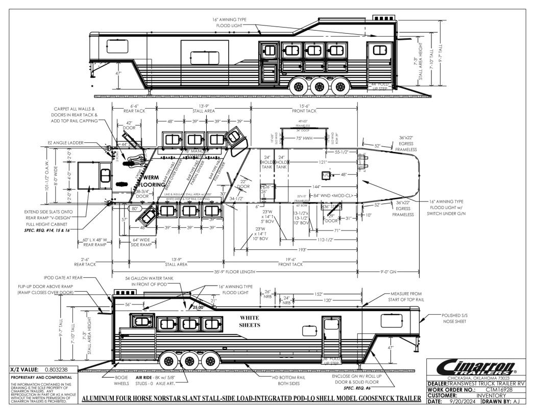 2025 Cimarron Norstar 4HLQ 