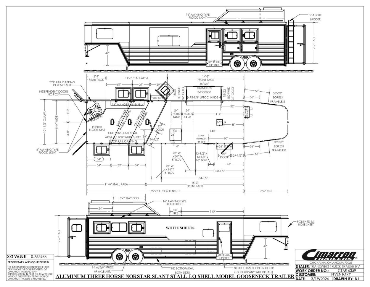 2025 Cimarron Norstar 3HLQ 