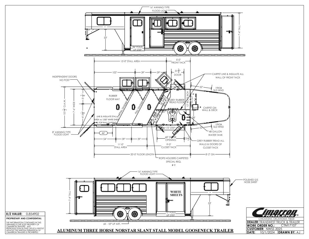 2025 Cimarron Norstar 3HGN 