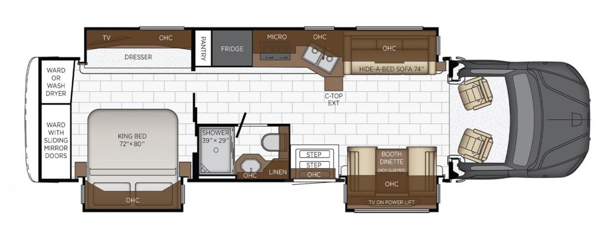 2023 Newmar Super Star 3727 Floorplan