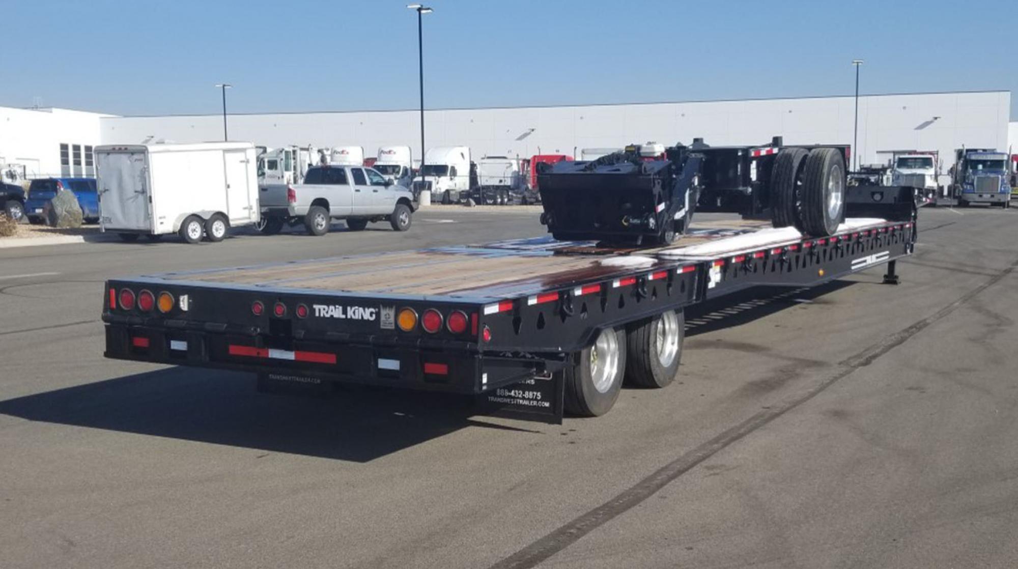 Sliding Axle and Hydraulic Tail Trailer